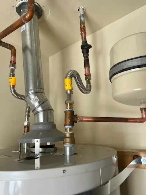 Water heater installation and plumbing repair in Redhawk